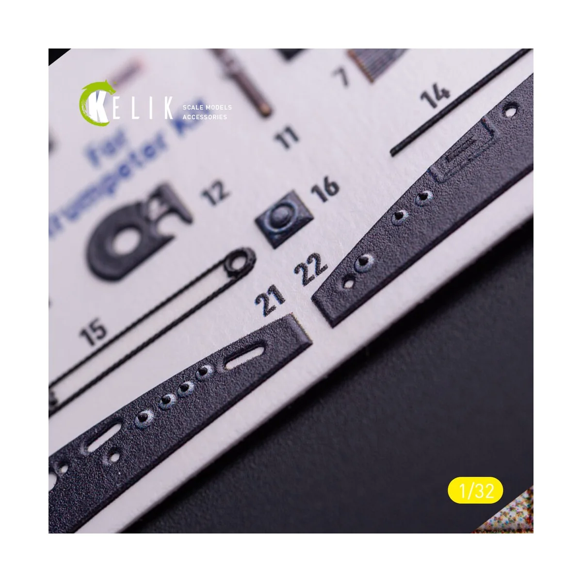 BF-109 G-6 - interior 3D decals for Trumpeter kit, 1/32 - Kelik K32034