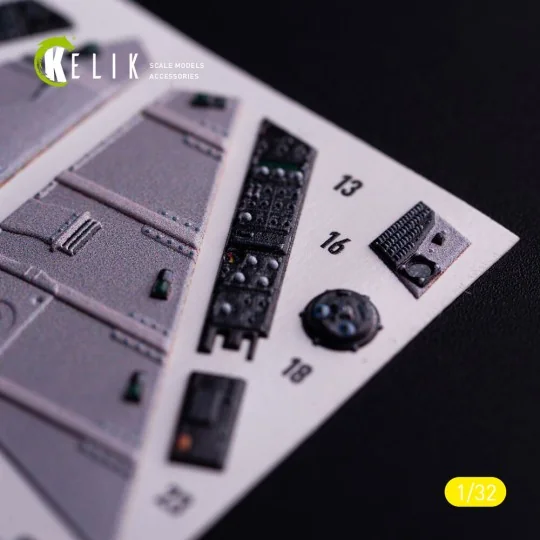 AV-8 Harrier - interior 3D decals for Trumpeter kit, 1/32 - Kelik K...