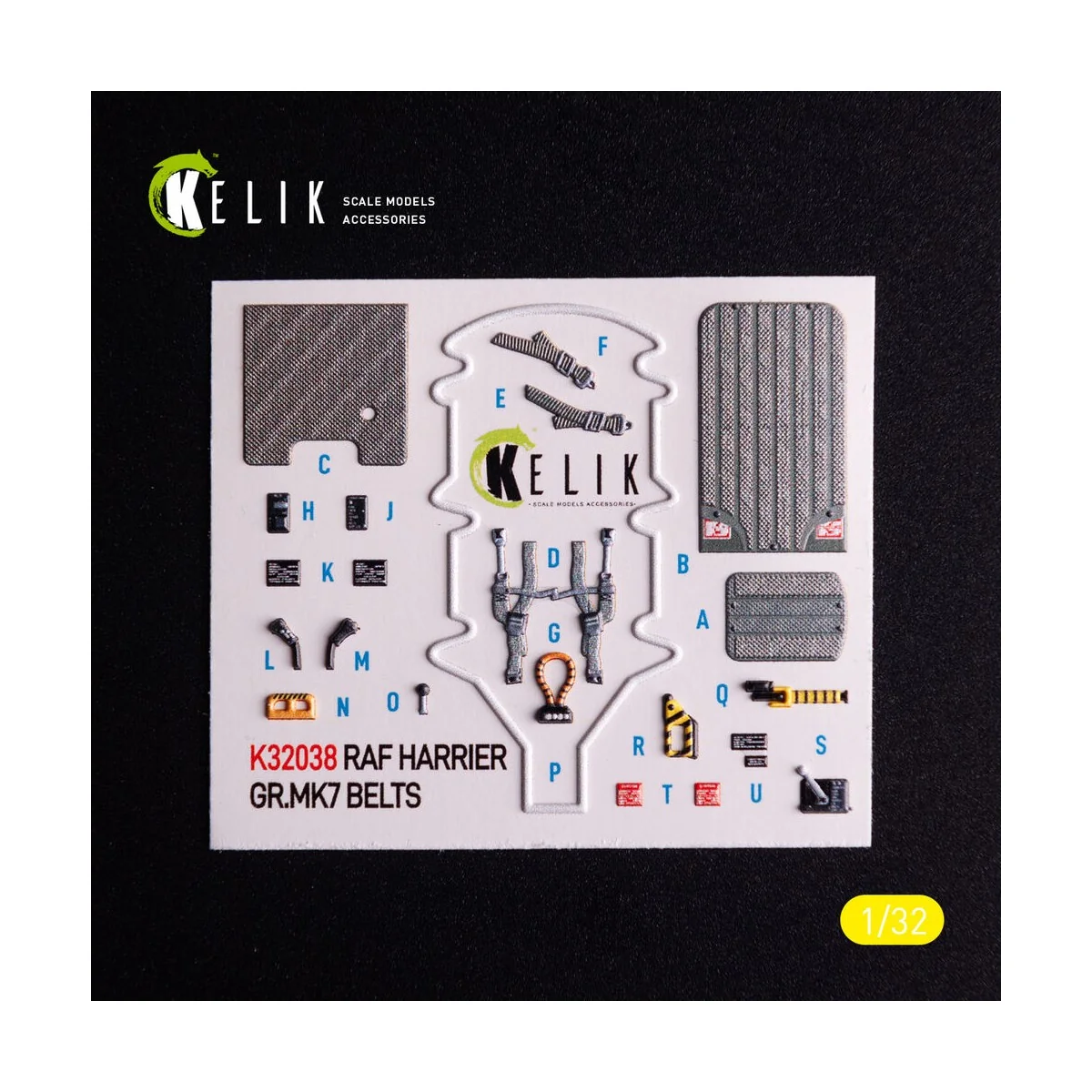 GR.MK7 Harrier - interior 3D decals for Trumpeter kit - Kelik K32038 GR.MK7 Harrier - interior 3D decals for Trumpeter kit - Kelik K32038