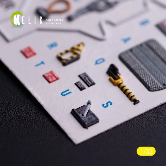 GR.MK7 Harrier - interior 3D decals for Trumpeter kit - Kelik K32038 GR.MK7 Harrier - interior 3D decals for Trumpeter kit - Kelik K32038