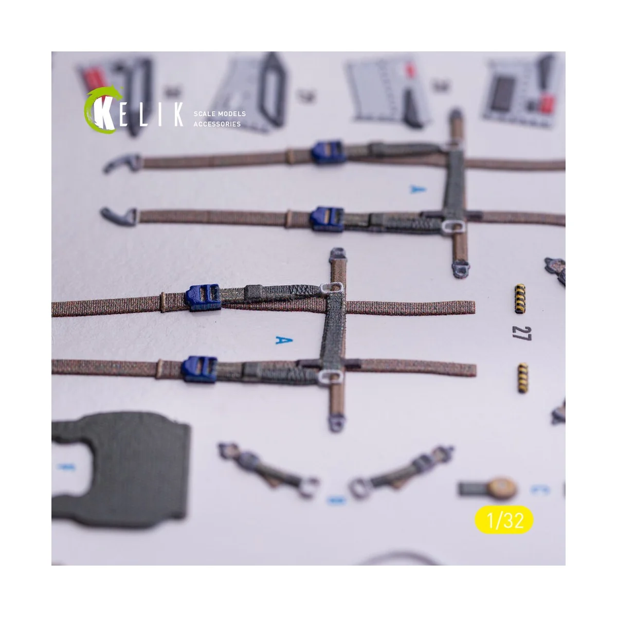 Tornado IDS - interior 3D decals for Italeri kit, 1/32 - Kelik K32040