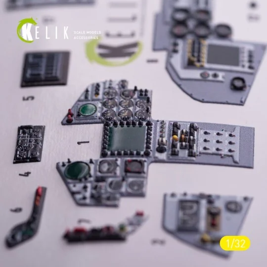 Tornado ECR - interior 3D decals for Italeri kit - Kelik K32041 Tornado ECR - interior 3D decals for Italeri kit - Kelik K32041