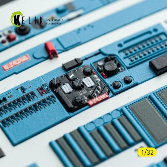 MiG-21 F-13 export version - interior 3D decals for Trumpeter kit -... MiG-21 F-13 export version - interior 3D decals for Trumpeter kit -...