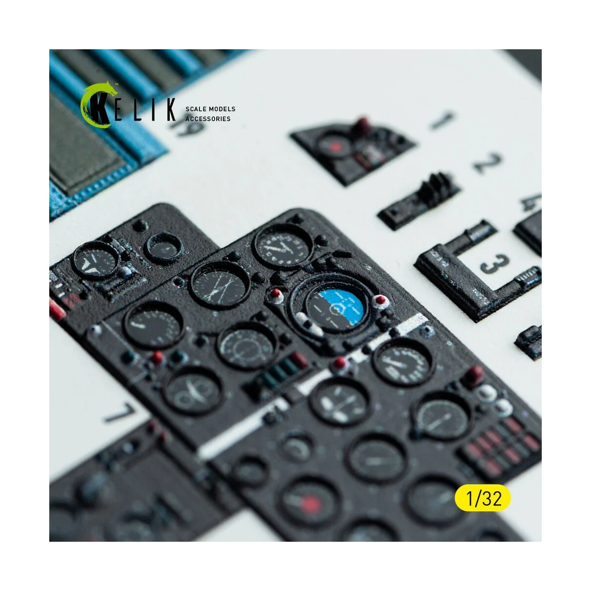 MiG-21 F-13 export version - interior 3D decals for Trumpeter kit, ... MiG-21 F-13 export version - interior 3D decals for Trumpeter kit, ...