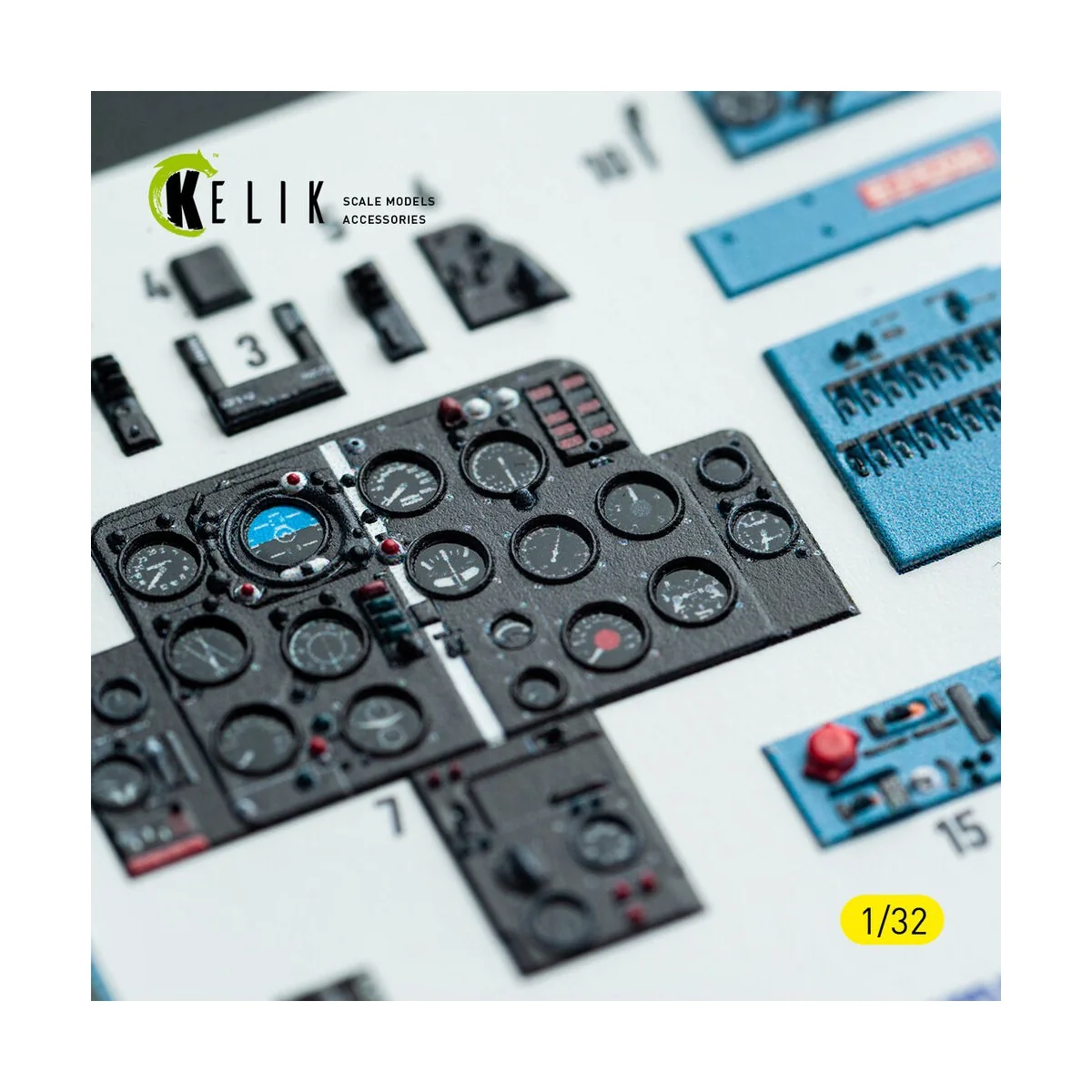 MiG-21 F-13 export version - interior 3D decals for Trumpeter kit -... MiG-21 F-13 export version - interior 3D decals for Trumpeter kit -...