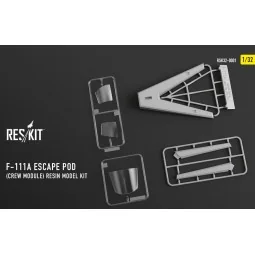 F-111A Escape Pod (Crew Module) resin model kit, 1/32 - ResKit Mode...