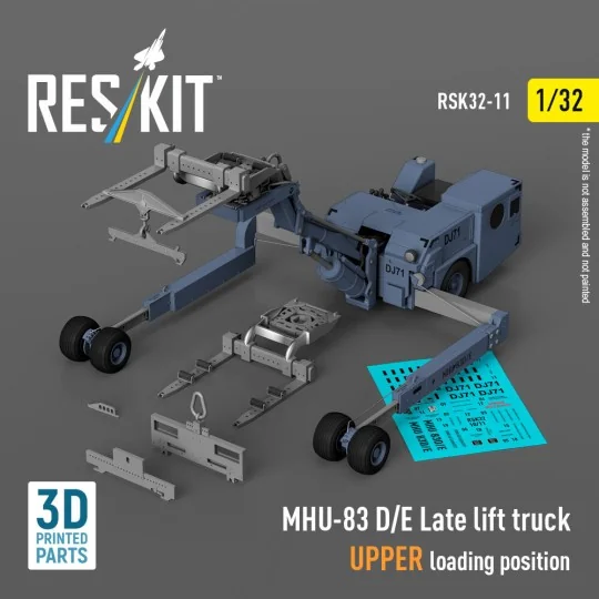 MHU-83 D/E Late lift truck UPPER loading position (3D Printed model...