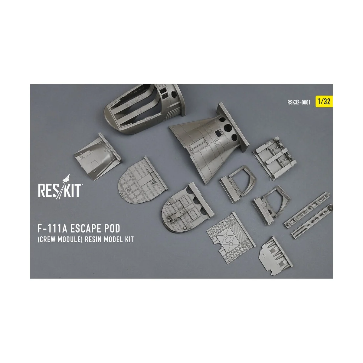F-111A Escape Pod (Crew Module) resin model kit, 1/32 - ResKit Mode...