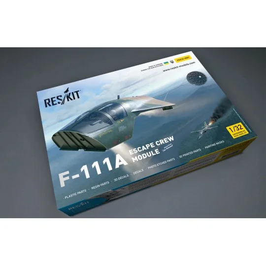F-111A Escape Pod (Crew Module) resin model kit, 1/32 - ResKit Mode...