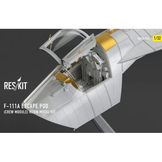 F-111A Escape Pod (Crew Module) resin model kit, 1/32 - ResKit Mode...