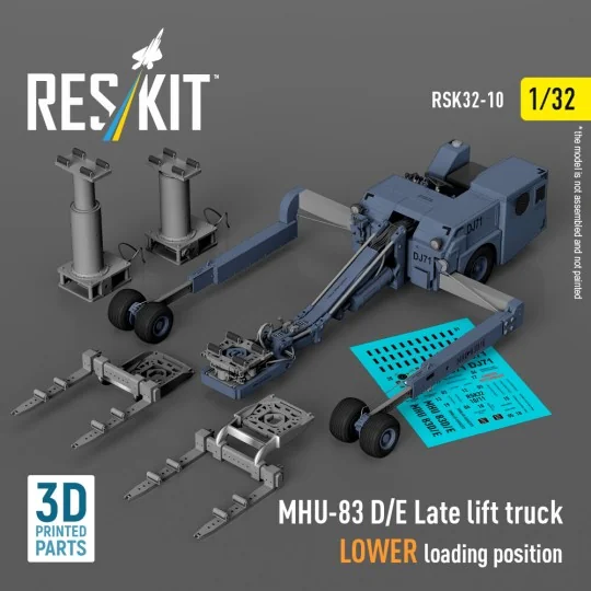 MHU-83 D/E Late lift truck LOWER loading position (3D Printed model...