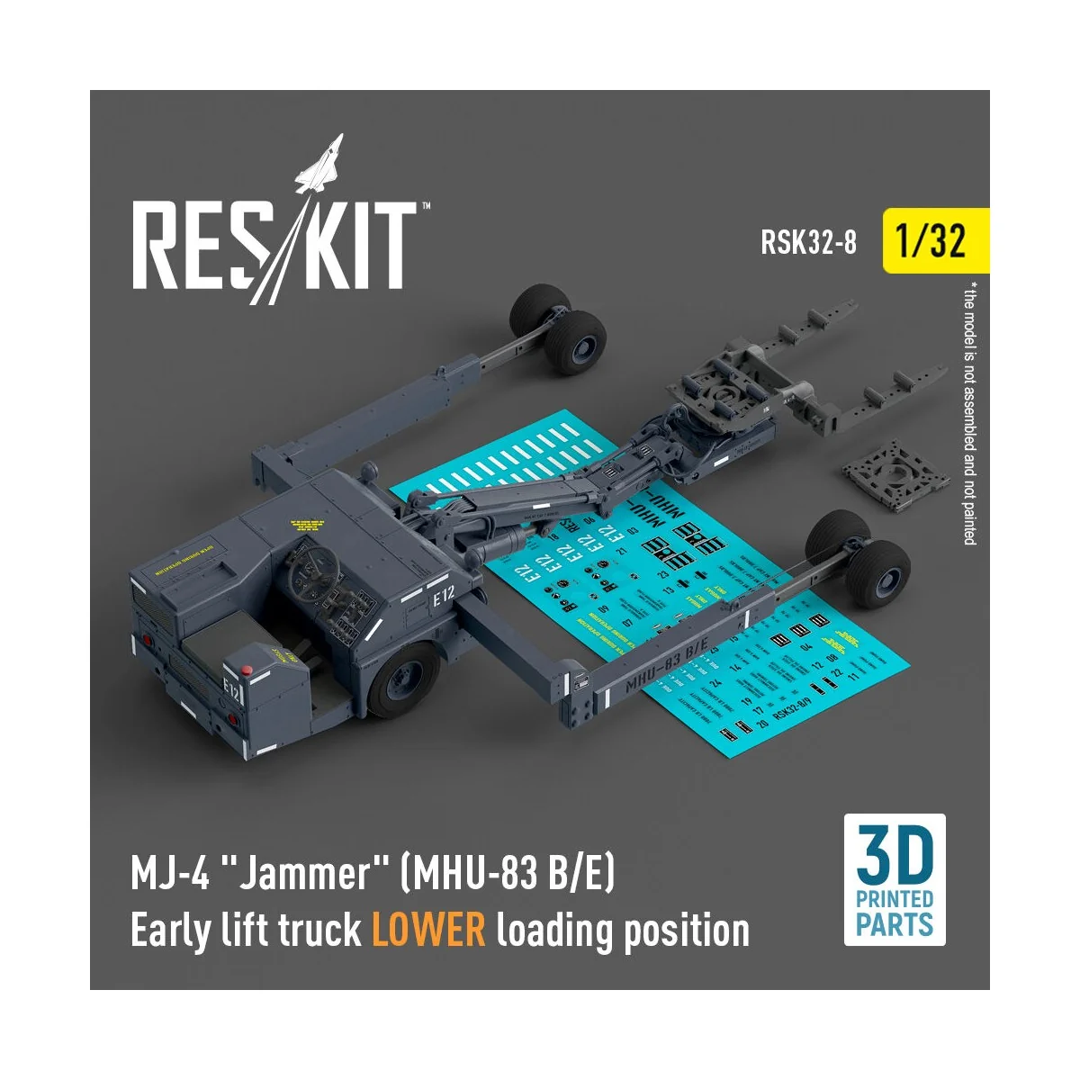 MJ-4 Jammer (MHU-83 B/E) Early lift truck LOWER loading position (3...