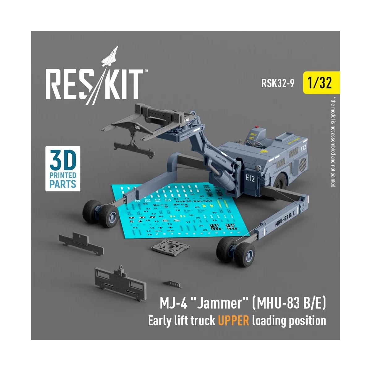 MJ-4 Jammer (MHU-83 B/E) Early lift truck UPPER loading position (3...