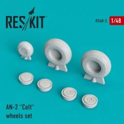 AN-2 Colt wheels set, 1/48 - ResKit Models RS48-0003
