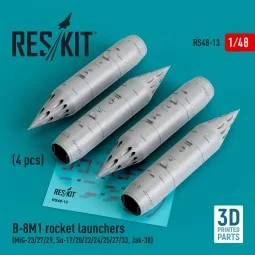 B-8M1 rocket launchers (4 pcs) (MiG-23/27/29, Su-17/20/22/24/25/27/...
