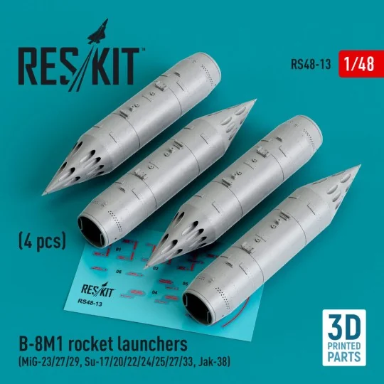 B-8M1 rocket launchers (4 pcs) (MiG-23/27/29, Su-17/20/22/24/25/27/...