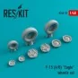 F-15 (A,B) Eagle (weighted) wheels set - ResKit Models RS48-0020