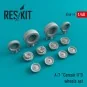 A-7D Corsair II (weighted) wheels set, 1/48 - ResKit Models RS48-0019 A-7D Corsair II (weighted) wheels set, 1/48 - ResKit Models RS48-0019