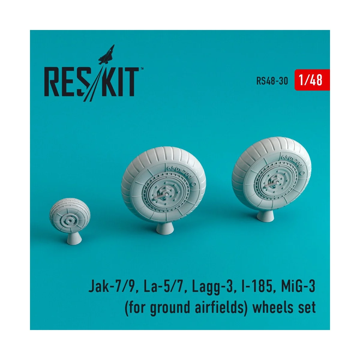 Jak-7/9, La-5/7, Lagg-3, I-185, MiG-3 wheels set for ground airfiel... Jak-7/9, La-5/7, Lagg-3, I-185, MiG-3 wheels set for ground airfiel...