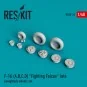 F-16 (A, B, C, D) Fighting Falcon late (weighted) wheels set, 1/48 ... F-16 (A, B, C, D) Fighting Falcon late (weighted) wheels set, 1/48 ...
