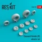 Rafale M (weighted) wheels set, 1/48 - ResKit Models RS48-0033