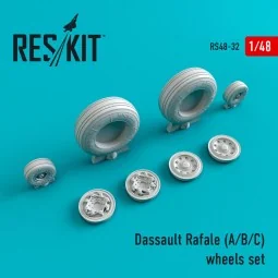 Rafale (A,B,C) (weighted) wheels set - ResKit Models RS48-0032