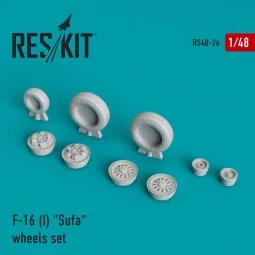 F-16I Sufa (weighted) wheels set - ResKit Models RS48-0026