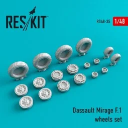 Mirage F.1 wheels set - ResKit Models RS48-0035