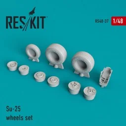 Su-25 wheels set - ResKit Models RS48-0037