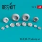 Mi-8/Mi-17 wheels set, 1/48 - ResKit Models RS48-0038