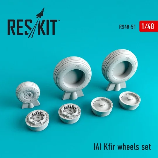 IAI Kfir wheels set - ResKit Models RS48-0051