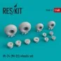 Mi-24/Mi-35 wheels set, 1/48 - ResKit Models RS48-0041