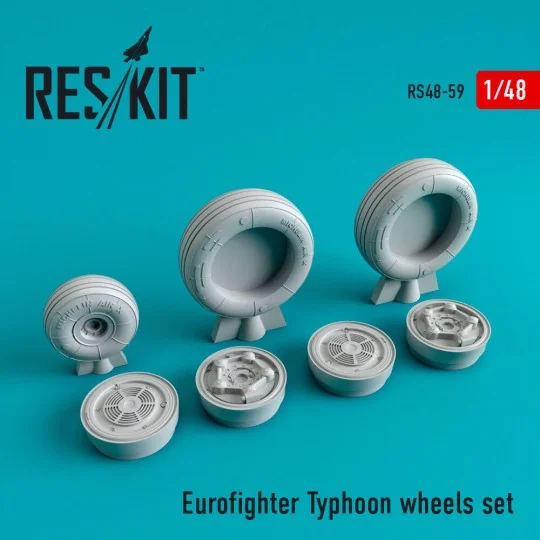 Eurofighter Typhoon wheels set - ResKit Models RS48-0059