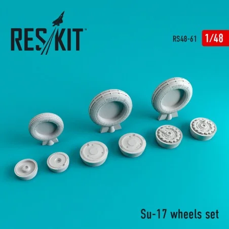 Su-17 wheels set, 1/48 - ResKit Models RS48-0061