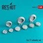 Su-17 wheels set, 1/48 - ResKit Models RS48-0061