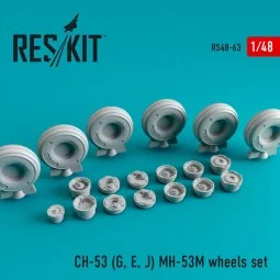 CH-53 (G, E, J)/MH-53M wheels set, 1/48 - ResKit Models RS48-0063