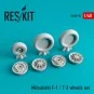 Mitsubishi F-1/T-2 wheels set - ResKit Models RS48-0055