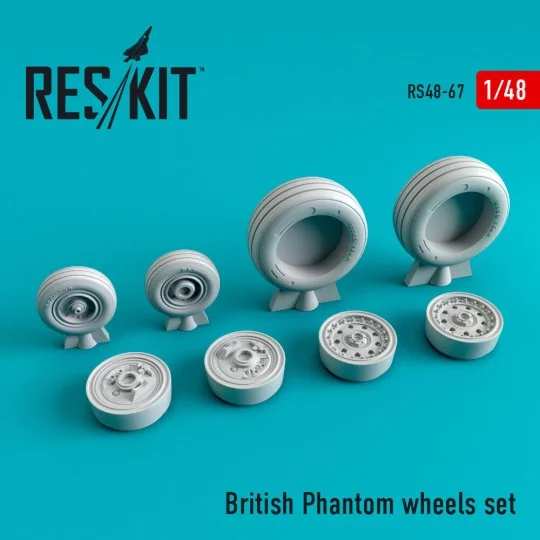 British Phantom wheels set - ResKit Models RS48-0067