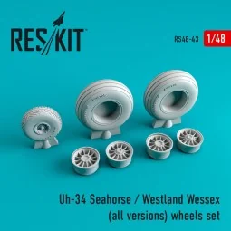 Uh-34 Seahorse/Westland Wessex (all versions) wheels set, 1/48 - Re...
