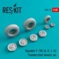 F-105 (A, B, C, D) Thunderchief wheels set, 1/48 - ResKit Models RS... F-105 (A, B, C, D) Thunderchief wheels set, 1/48 - ResKit Models RS...