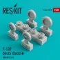F-102 Delta Dagger wheels set - ResKit Models RS48-0073