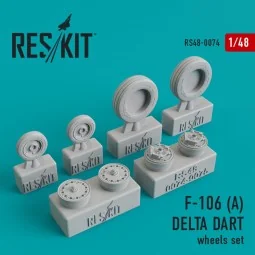 F-106? Delta Dart wheels set, 1/48 - ResKit Models RS48-0074