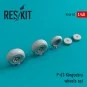P-63 Kingcobra wheels set, 1/48 - ResKit Models RS48-0083