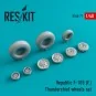 F-105F Thunderchief wheels set - ResKit Models RS48-0077