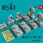 MiG-29 (9-12, UB) wheels set, 1/48 - ResKit Models RS48-0088 MiG-29 (9-12, UB) wheels set, 1/48 - ResKit Models RS48-0088