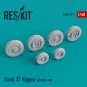 Saab 37 Viggen wheels set, 1/48 - ResKit Models RS48-0113