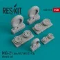 MiG-21 (bis, MT, SMT, 21-93) wheels set - ResKit Models RS48-0123