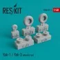 Yak-1/Yak-3 wheels set - ResKit Models RS48-0111