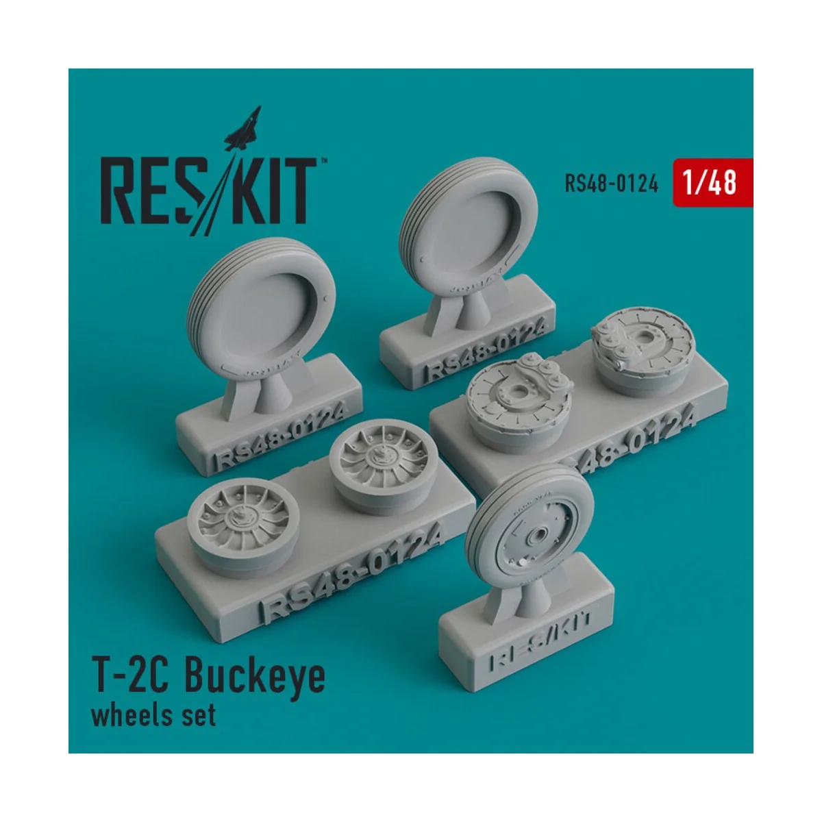 T-2C Buckeye wheels set, 1/48 - ResKit Models RS48-0124