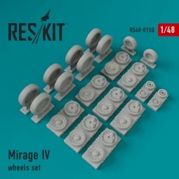 Mirage IV wheels set, 1/48 - ResKit Models RS48-0150